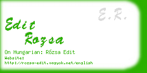 edit rozsa business card